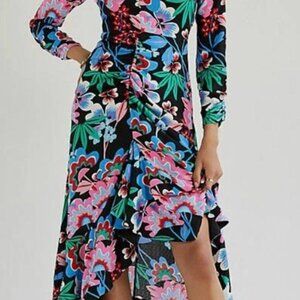 Anthropologie Ruched Dress